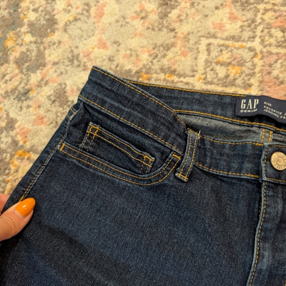 Gap Favorite Jegging Stretchy Denim Dark wash Size 6/28 Comfy Cute Casual - Picture 3 of 8